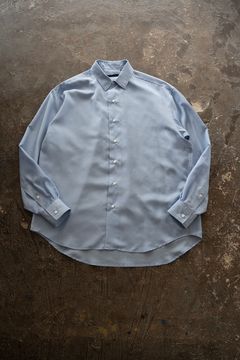 【26SS】Sheer Light Shirt/シアーライトシャツ(SAX)