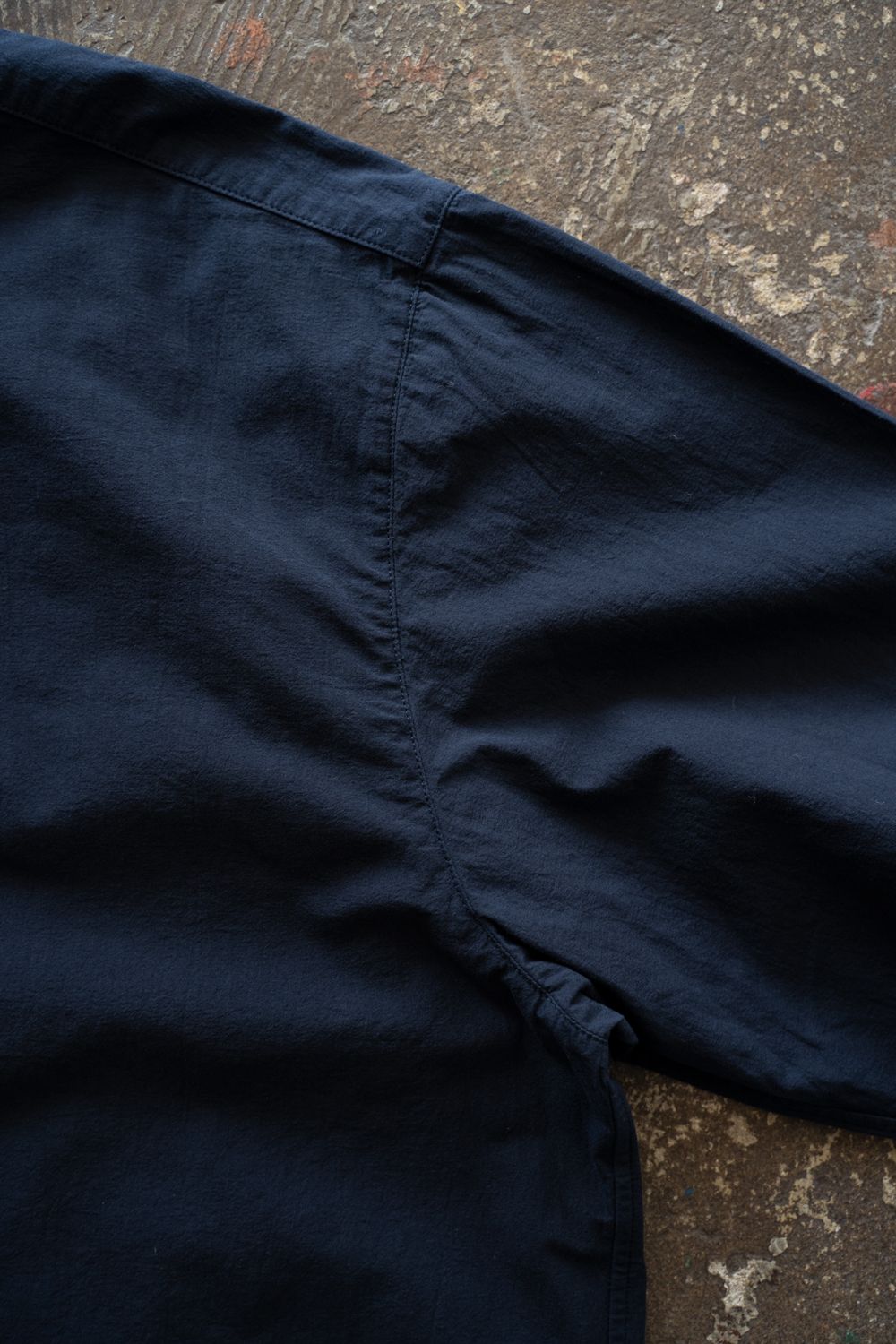 強撚OCブロードシャツ(濃紺)