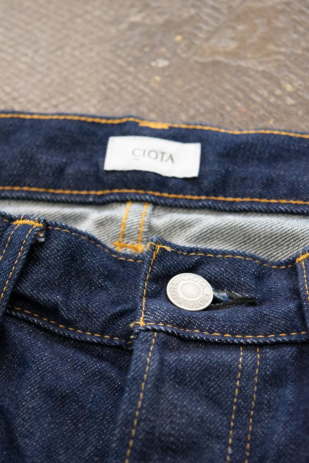 【ラスト1点】本藍スビンコットン13.5ozストレートデニム(ONE WASH)