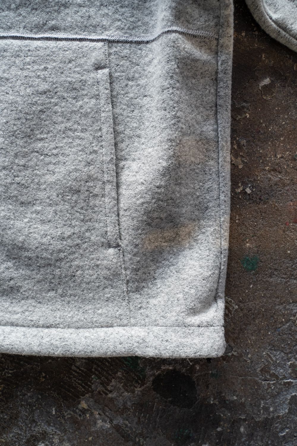 【ラスト1点】【22AW】ウールパイルブルゾン(LIGHT GRAY)