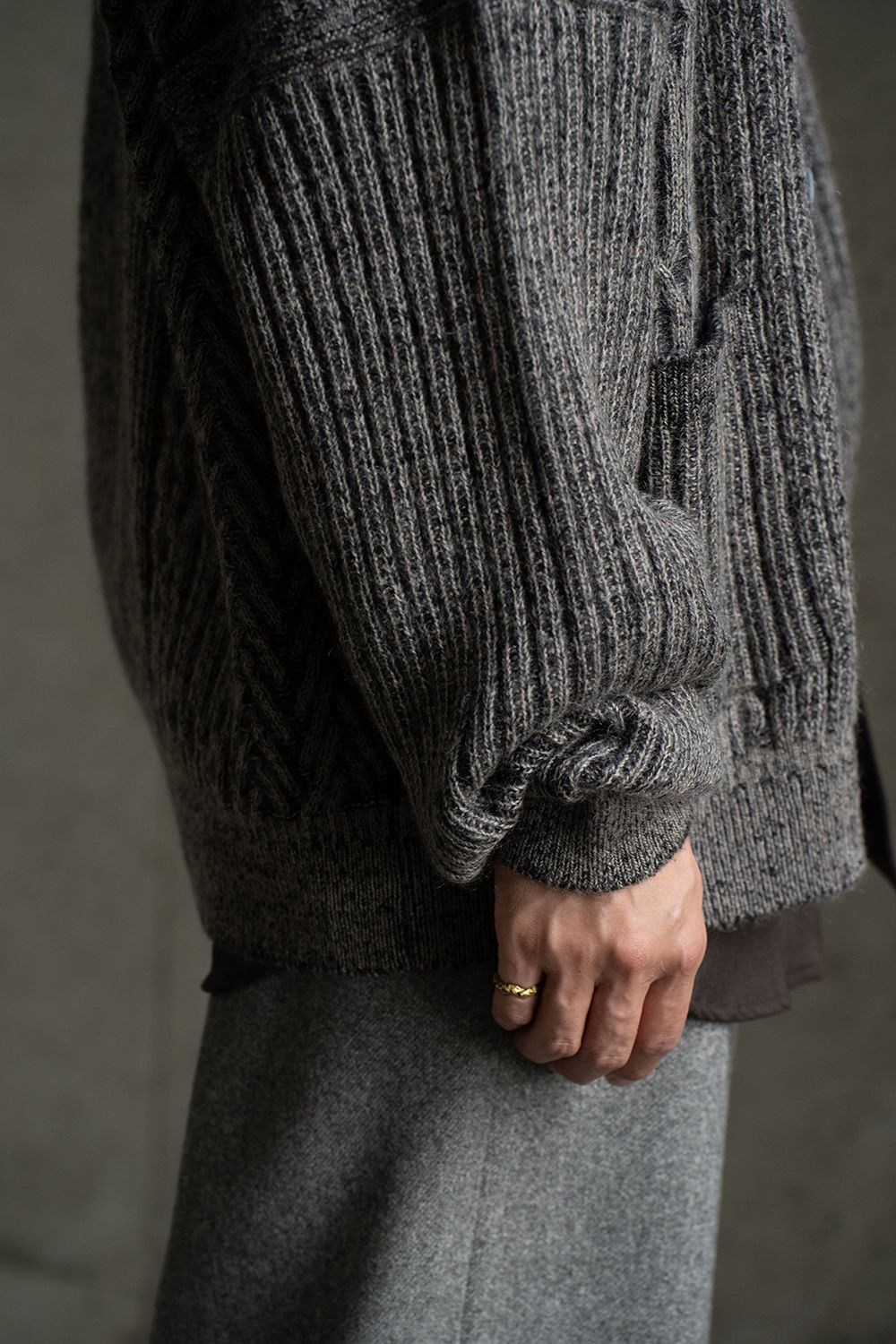 【25AW】Sekkei Mohair Cardigan(BEIGE)