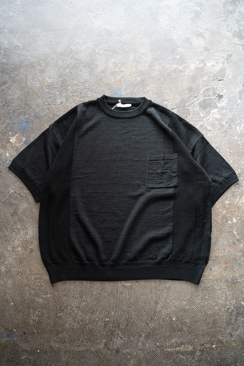 YASHIKI - 【24SS】Nomichi Knit(BLACK) | Salty