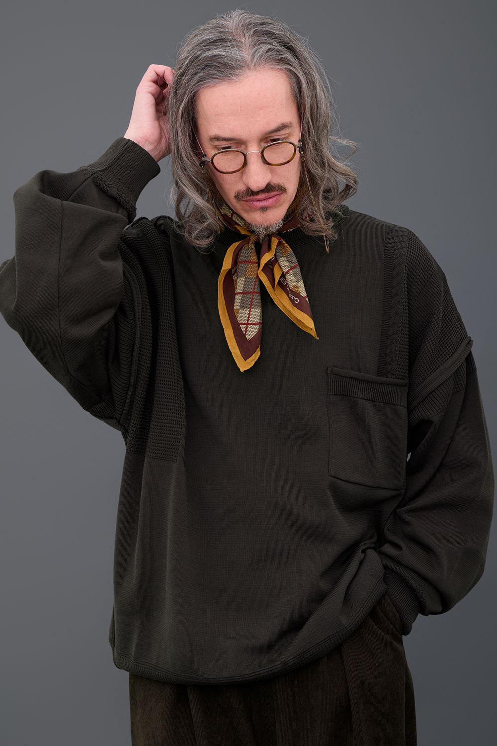 【26AW】Akiyo Knit(DARK OLIVE)