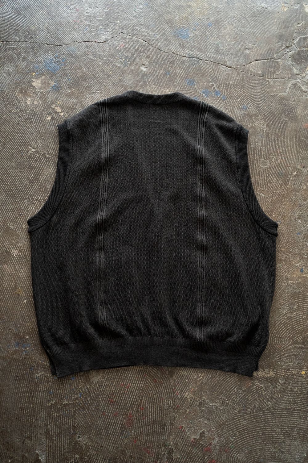 【26SS】Shirotsume V-neck Vest(BLACK)