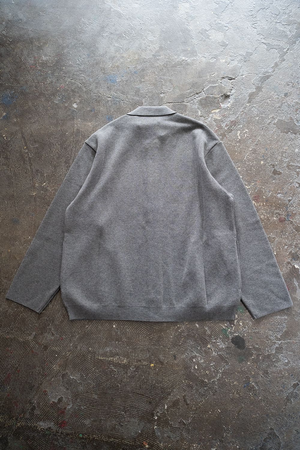 【ラスト1点】【22AW】ミラノリブニットジャケットカーディガン(HEATHER GRAY)