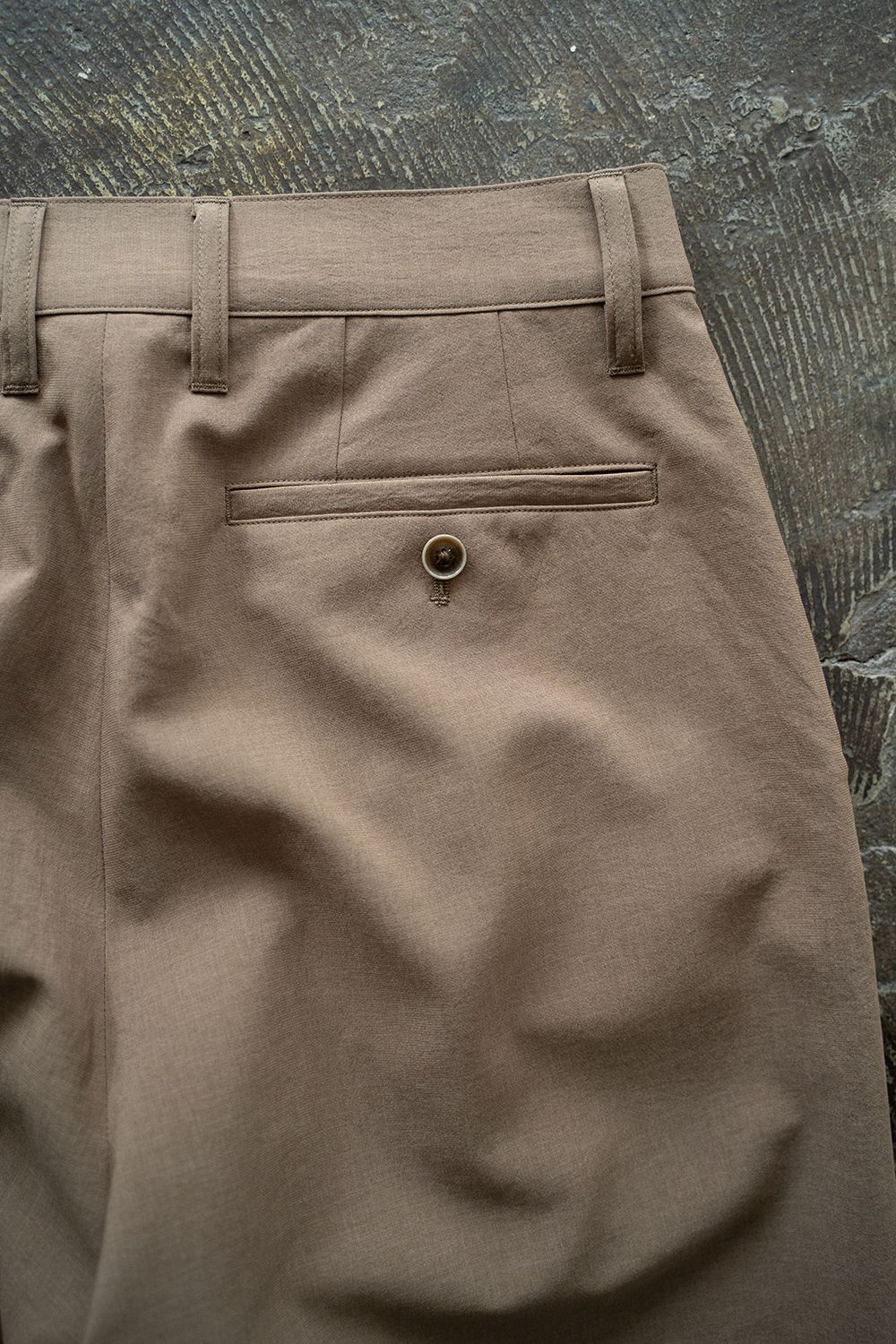 【25SS】1-Tack Baggy Slacks/1タックバギースラックス(BEIGE)