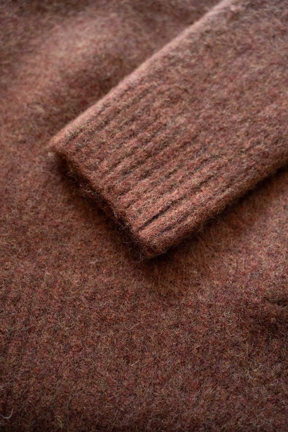 slopeslow - 【ラスト1点】brushed yak/Shetland wool hoodie slopeslow - 【ラスト1点】brushed yak/Shetland wool hoodie