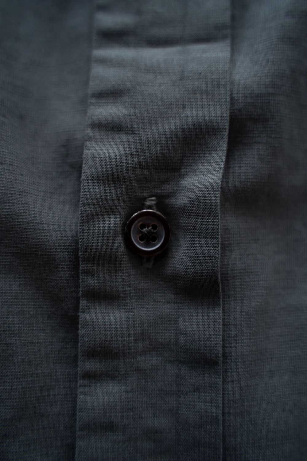 【26SS】コットン×ヘンプオーバーシャツ(BLUE GREY)