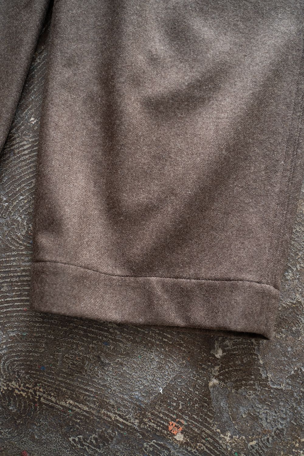【ラスト1点】2-Tack Flannel Baker Pants/2タックフランネルベイカーパンツ(BROWN)