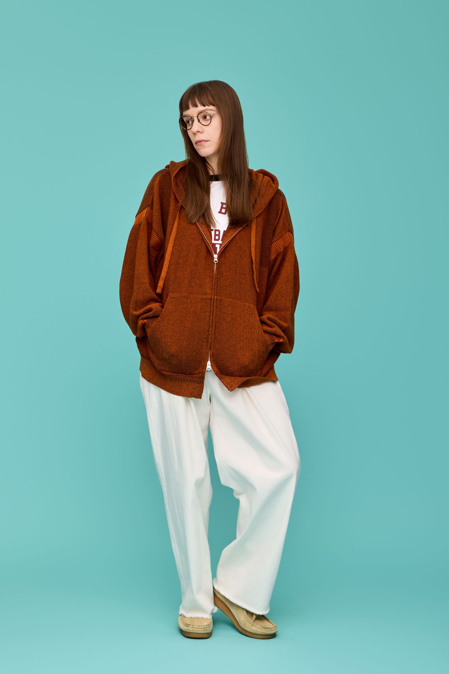 【26SS】Senshun Zip Hoodie(ORANGE)