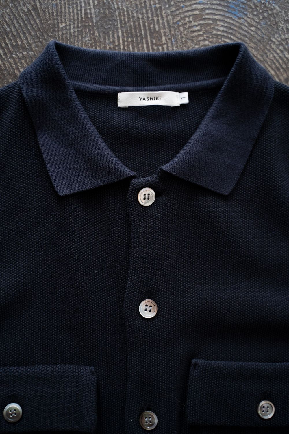 【26SS】Haoto collar Vest(DARK NAVY)