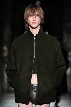 【ラスト1点】【24AW】Melton Track Jacket/メルトントラックジャケット(BLACK)
