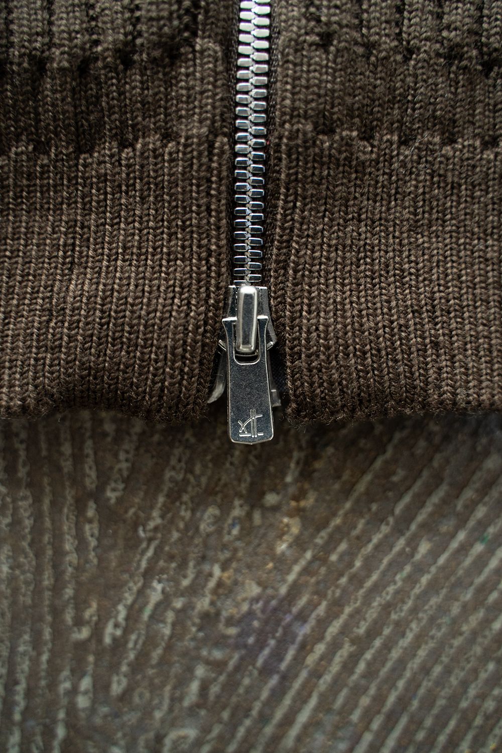 Mizore Drivers Knit Vest(BROWN)