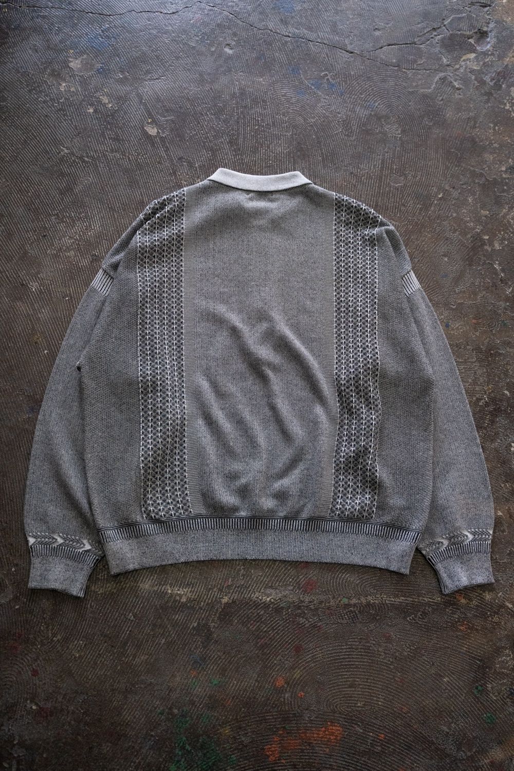 【26SS】Kanto Knit Polo(MIX GRAY)