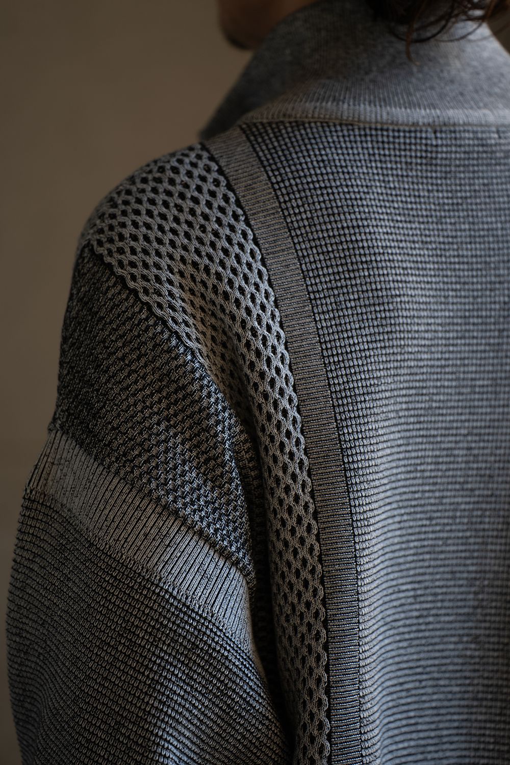 【26AW】Karita Half Zip Knit(MIX GRAY)