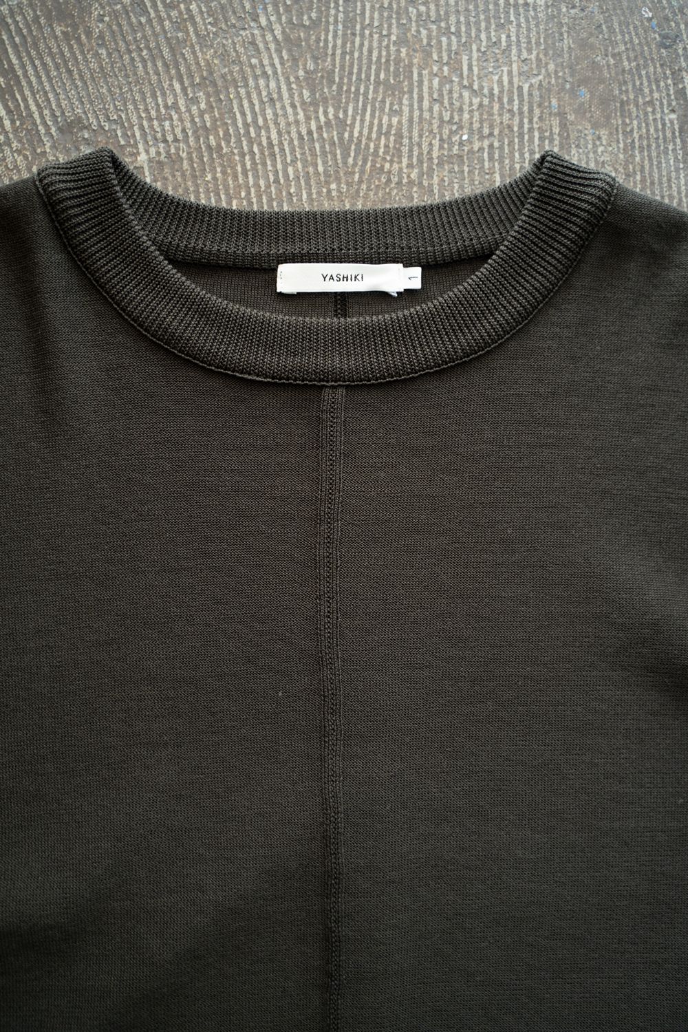 【ラスト1点】【26SS】Mebuki S/S Knit(DARK OLIVE)