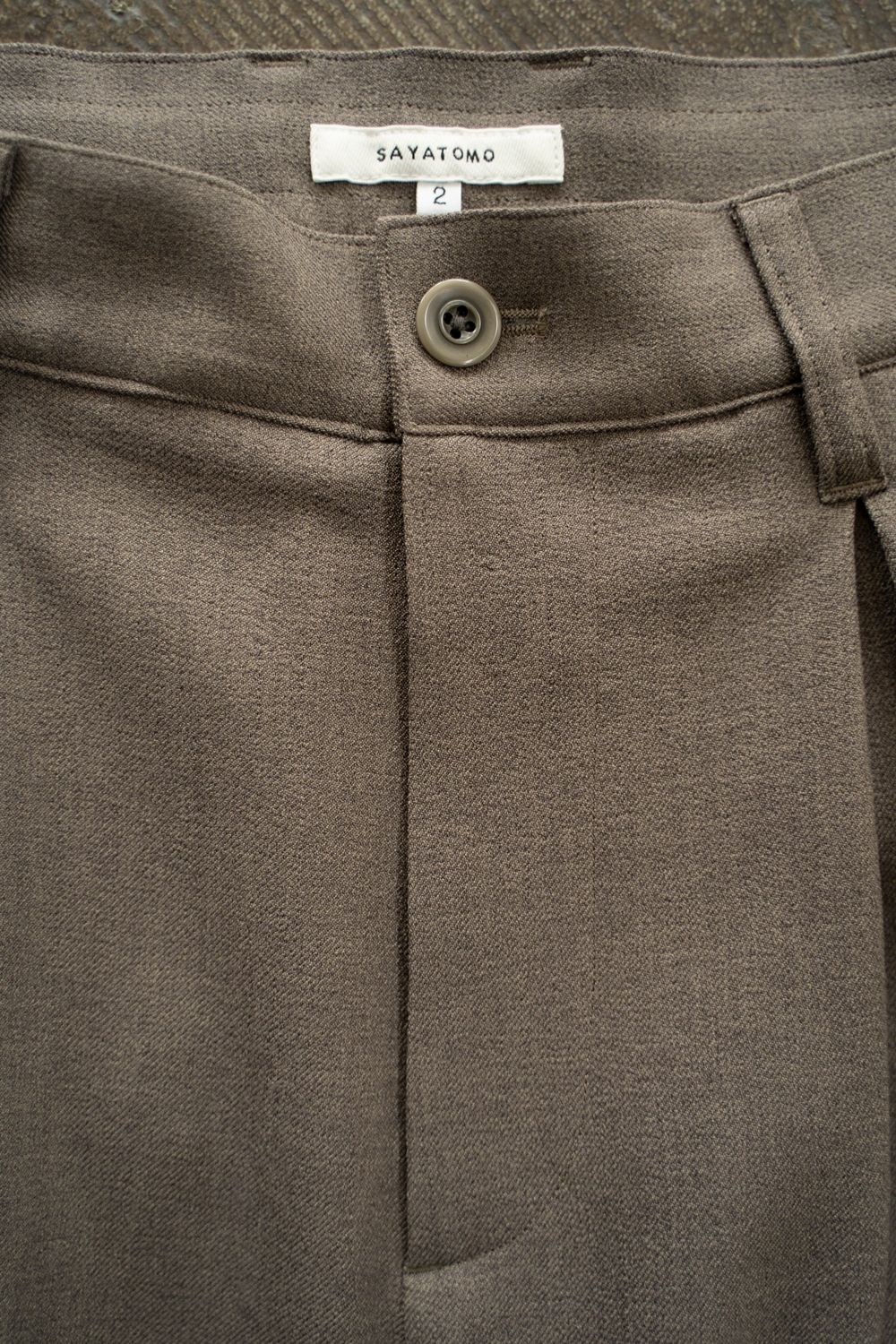 SAYATOMO19aw サイズ2 SAYATOMO - 2-Tack Corduroy Trousers/2タックコーデュロイ