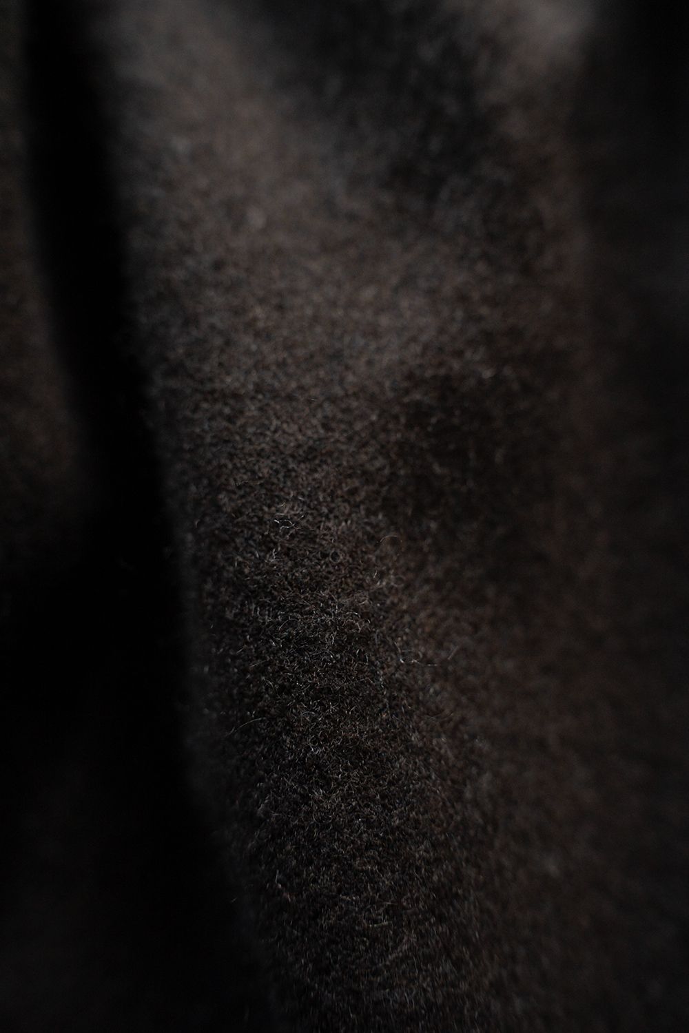 【26AW】カシミア混イージーパンツ(DARK BROWN)