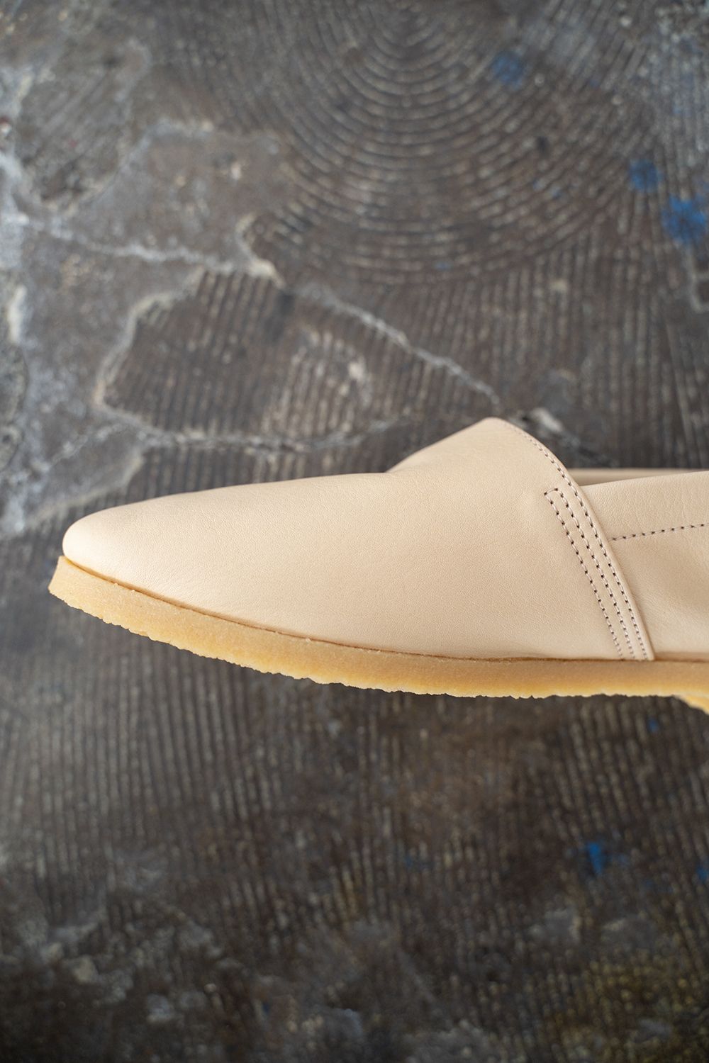 【ラスト1点】【22SS】ノンクロムレザースリッポン(CREAM)