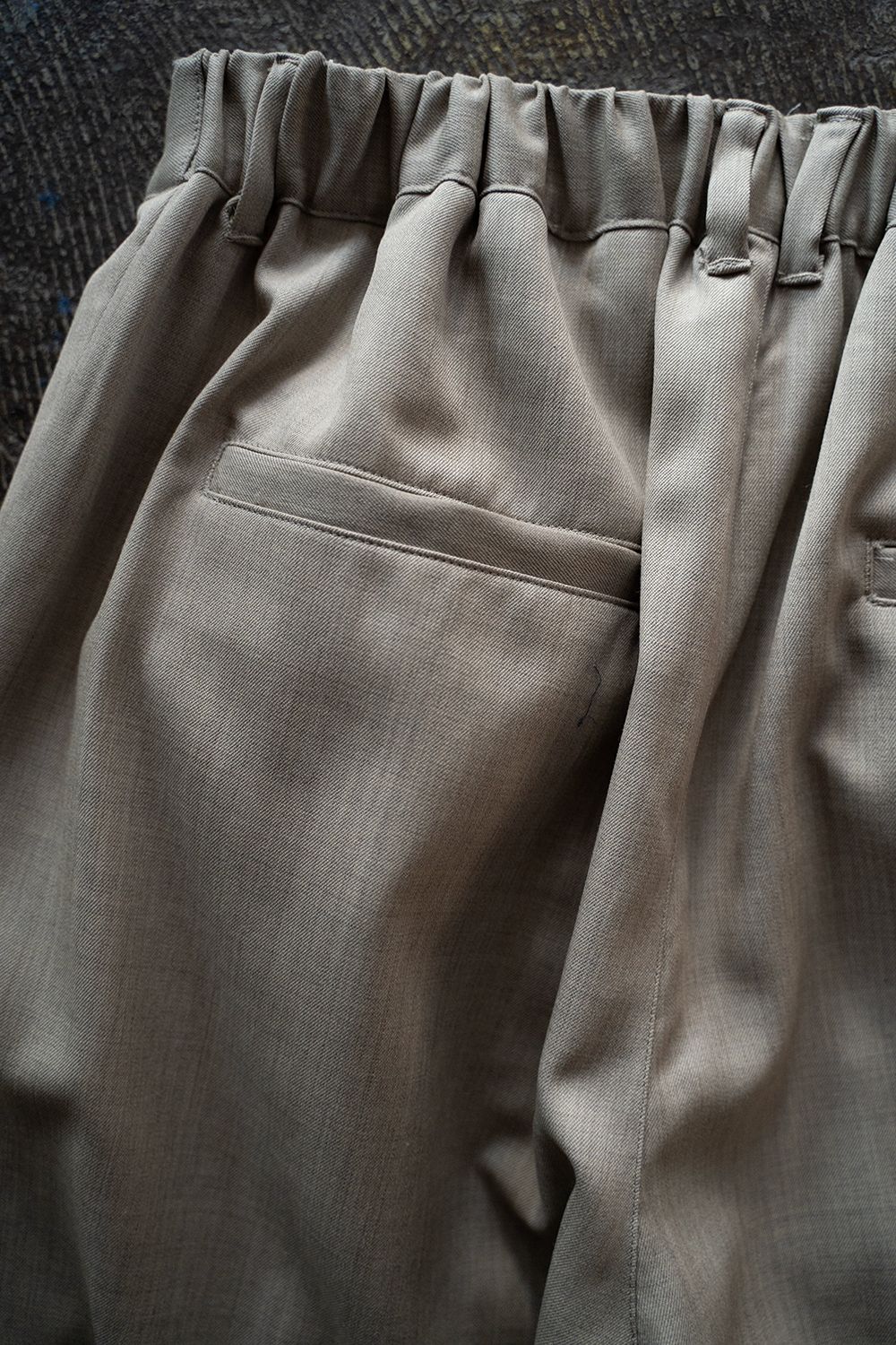 【ラスト1点】【25SS】2Tuck Wide Easy Pants/2タックワイドイージーパンツ(GREIGE)