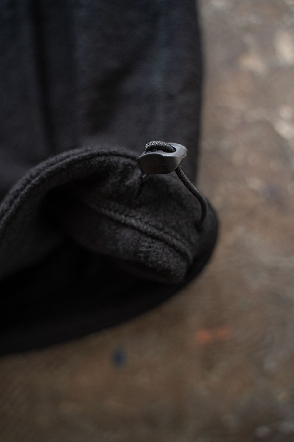 【ラスト1点】【24AW】ウールパイルジップベスト(BLACK)