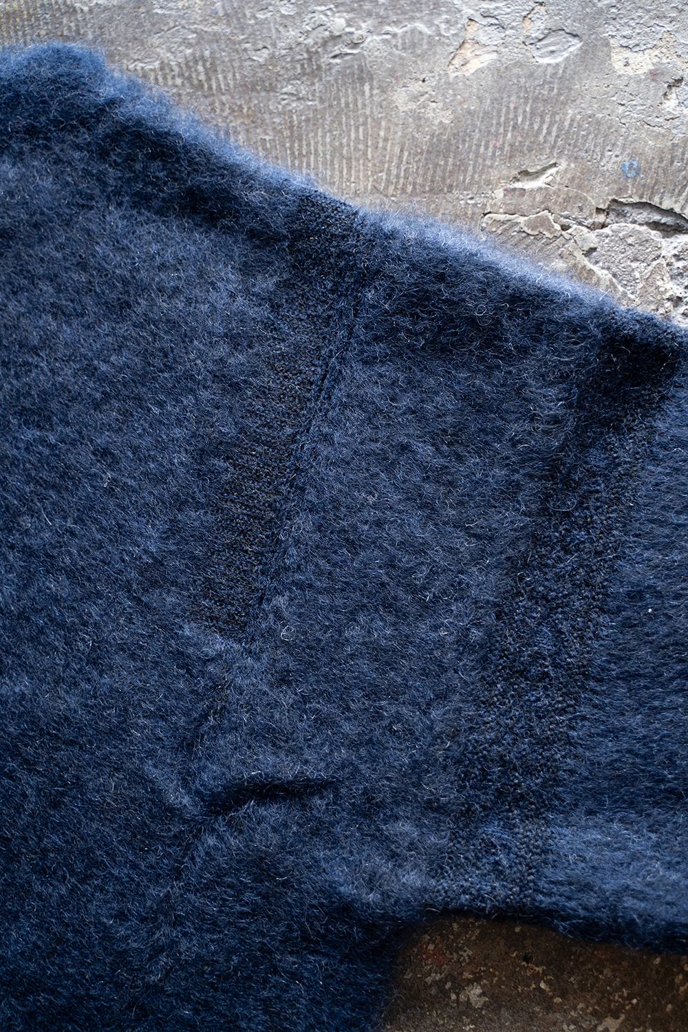 24AW YASHIKI ヤシキ Akane Mohair Knit モヘア YASHIKI - 【24AW】Akane Mohair Knit(NAVY) | Salty