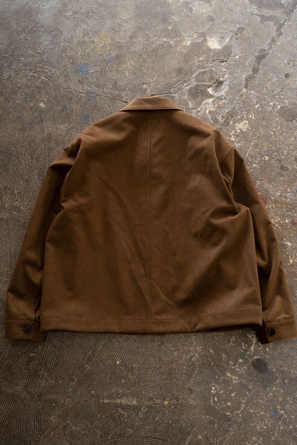 【ラスト1点】【26AW】フェイクスウェードブルゾン(BROWN)
