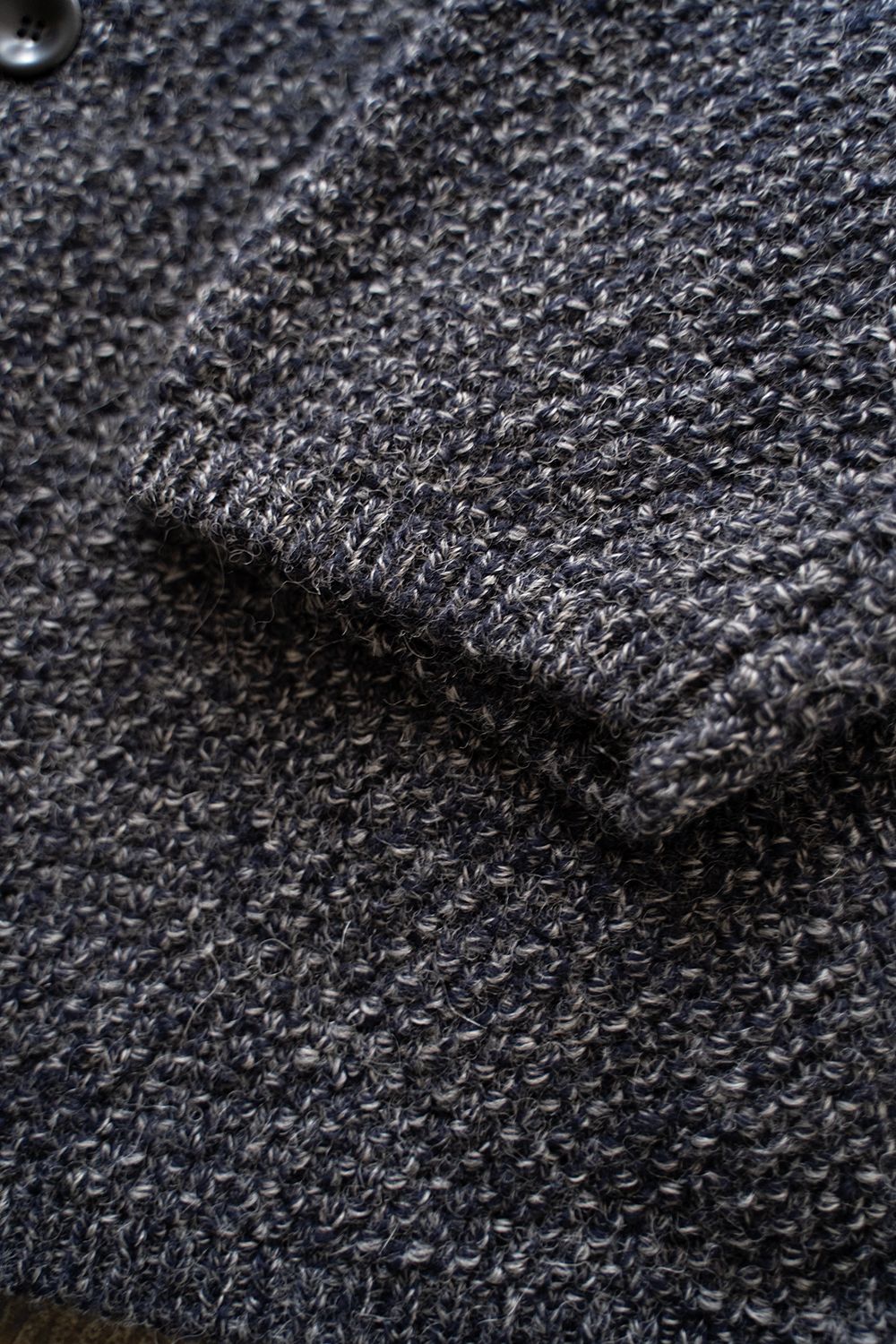 【ラスト1点】【24AW】5Gニットブルゾン(MELANGE NAVY)