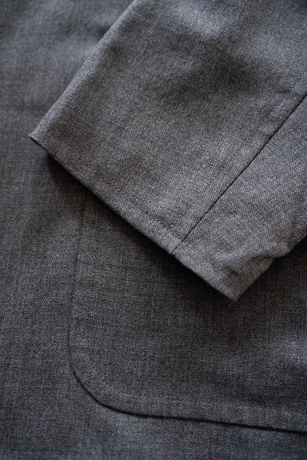 【ラスト1点】【24AW】2Bウールジャケット(GRAY)