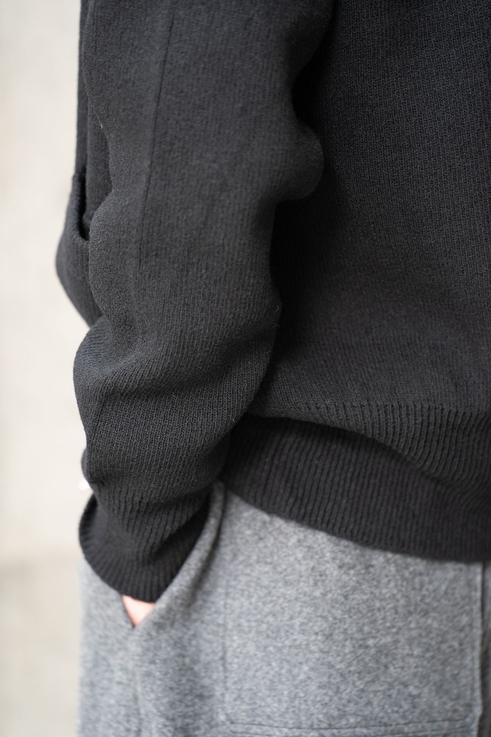【ラスト1点】Hard twisted Shetlandwool type C-2(BLACK)
