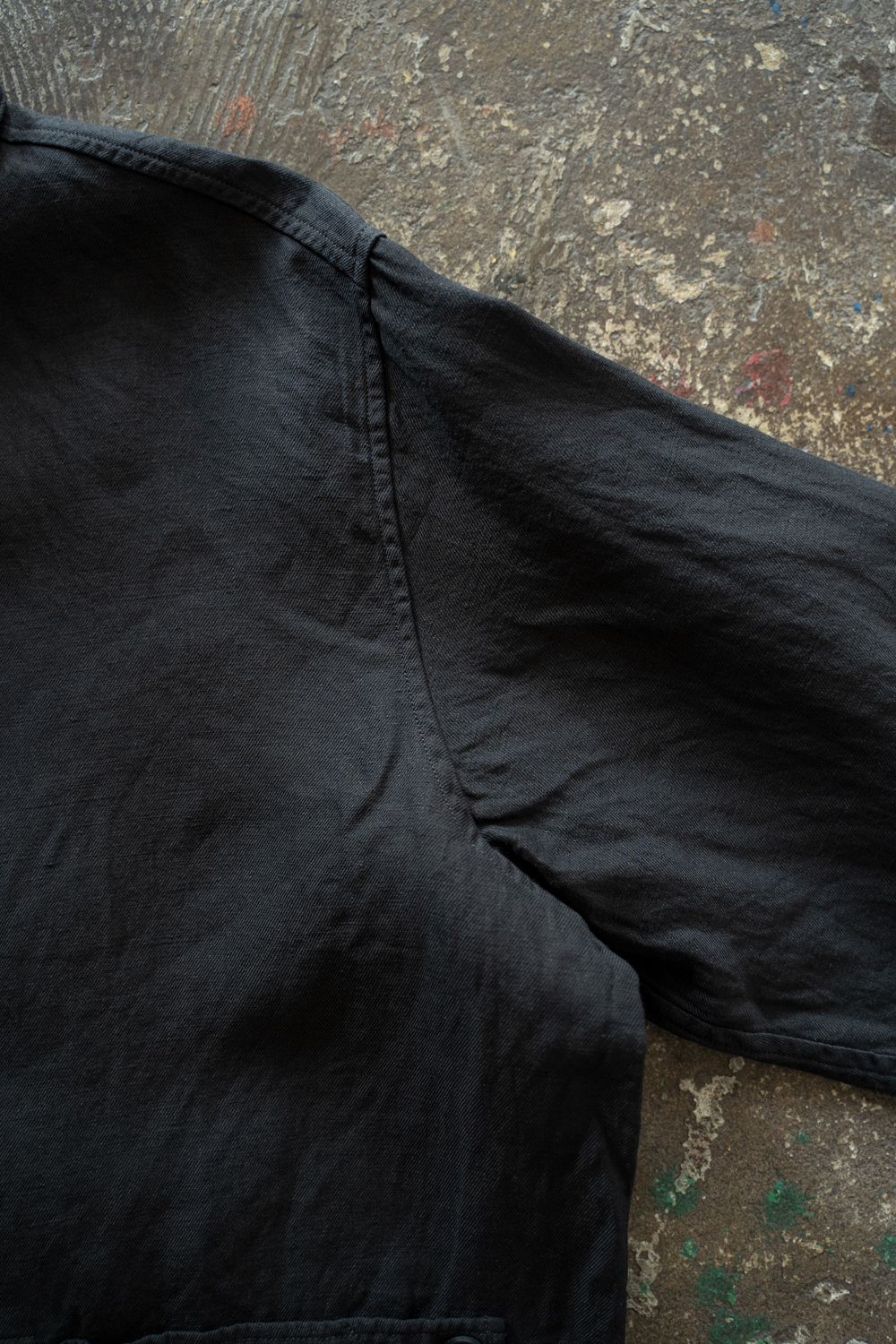 和紙大麻ジャケット(墨黒)