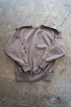 【ラスト1点】スビン吊り裏毛クルーネックスウェットシャツ(GRAY)
