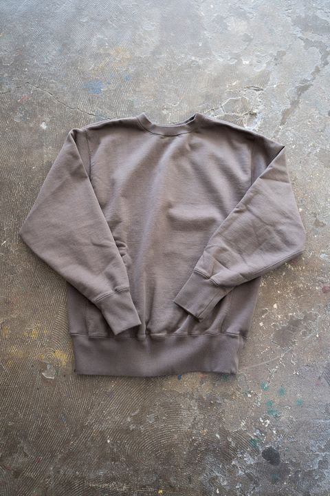 【ラスト1点】スビン吊り裏毛クルーネックスウェットシャツ(GRAY)