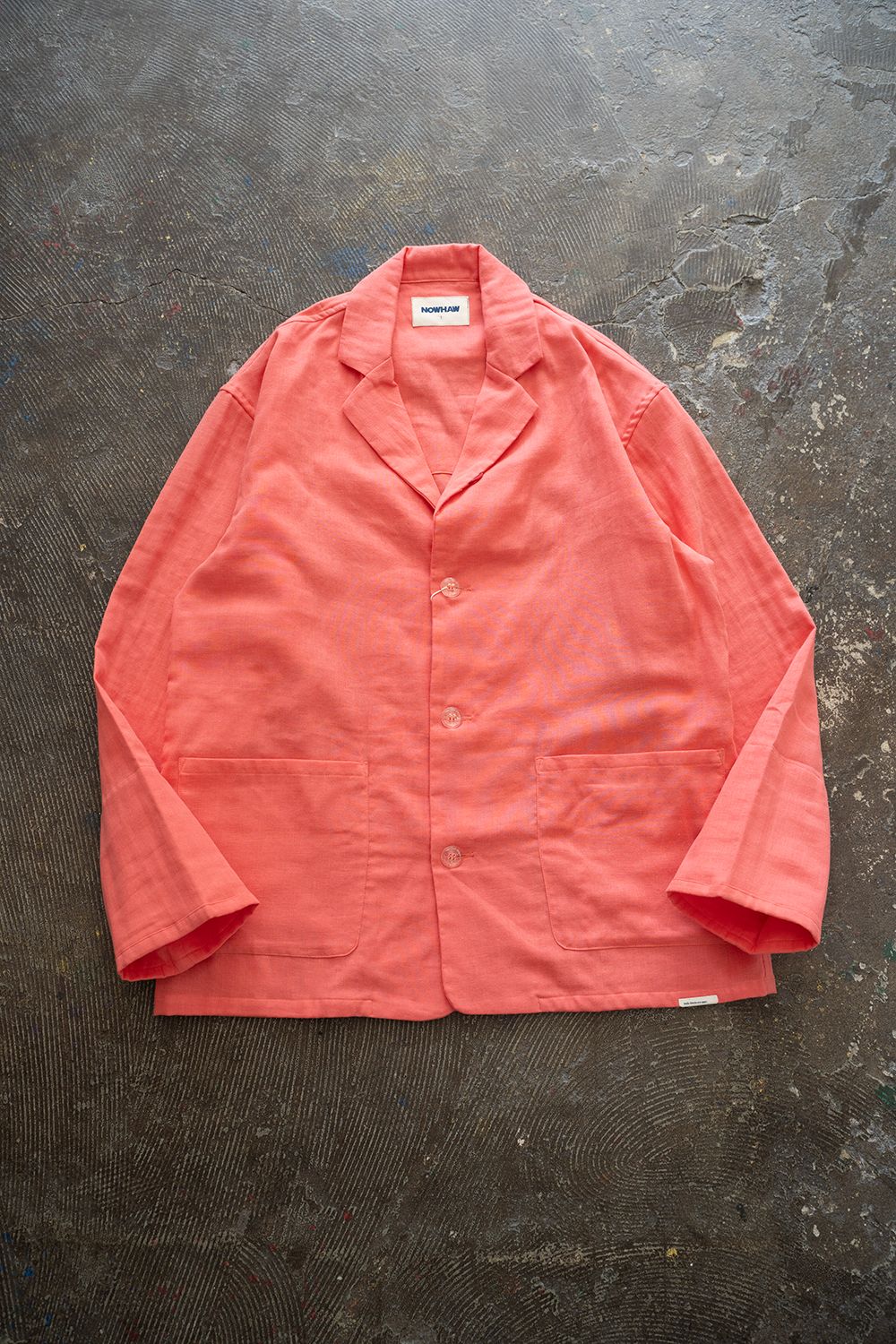 【ラスト1点】【23SS】"day"パジャマ【セットアップ】(CORAL PINK)