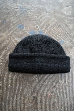 【23AW】Yagasuri Knit Cap(BLACK)