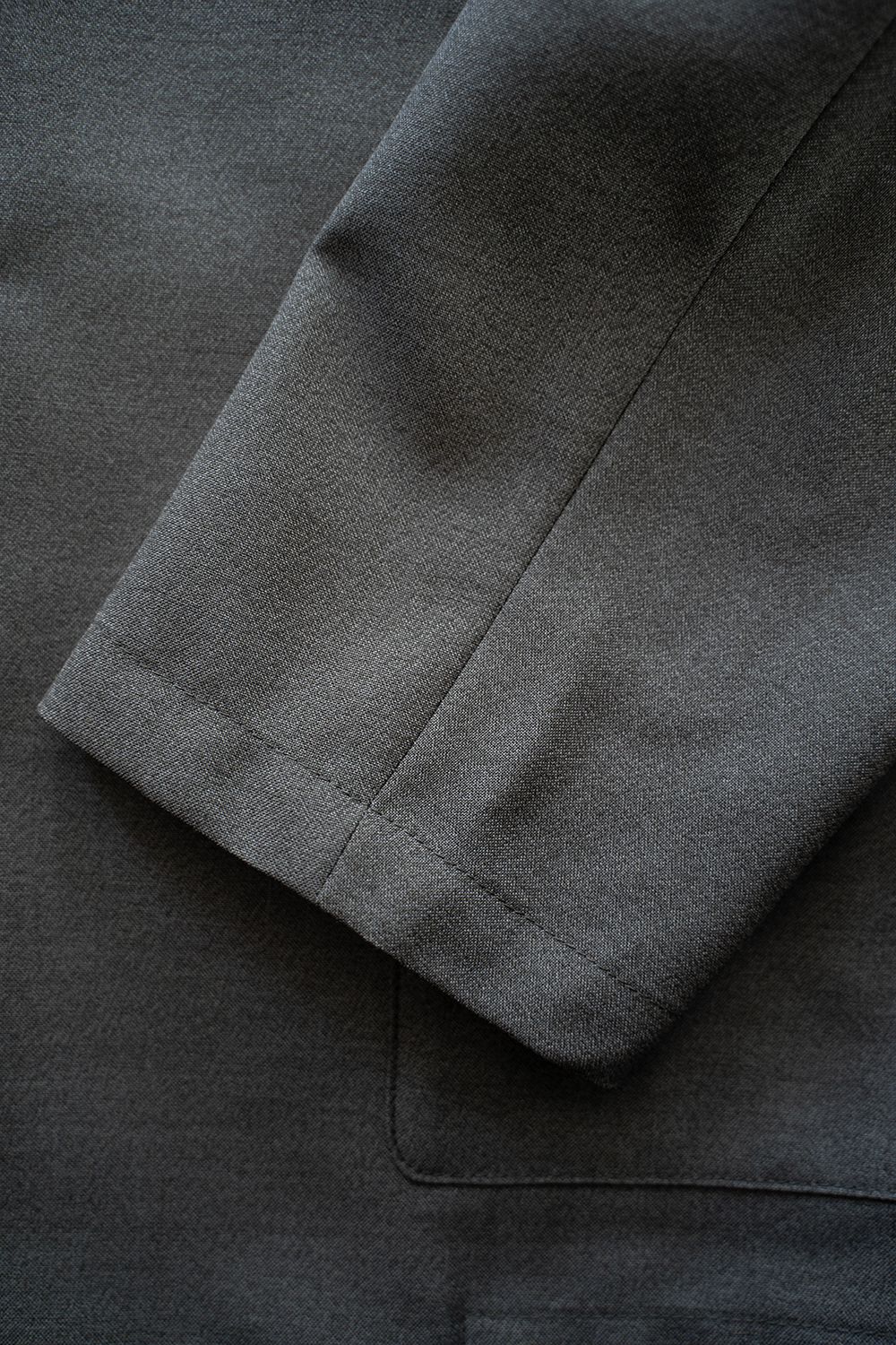 【25AW】モヘア混2Bジャケット(CHARCOAL)