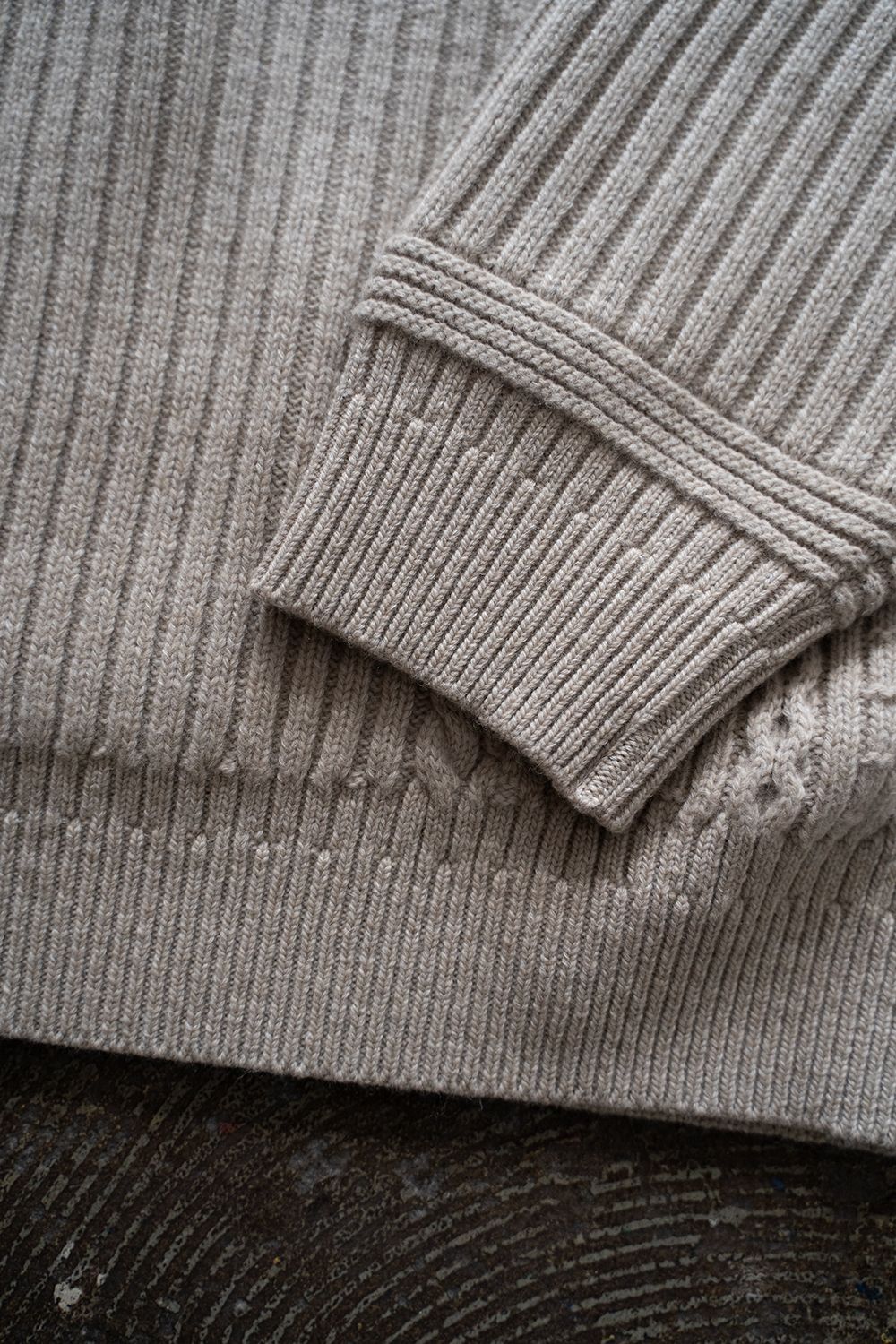 YASHIKI - 【ラスト1点】Tofu Knit(OATMEAL) | Salty YASHIKI - 【ラスト1点】Tofu Knit(OATMEAL) | Salty