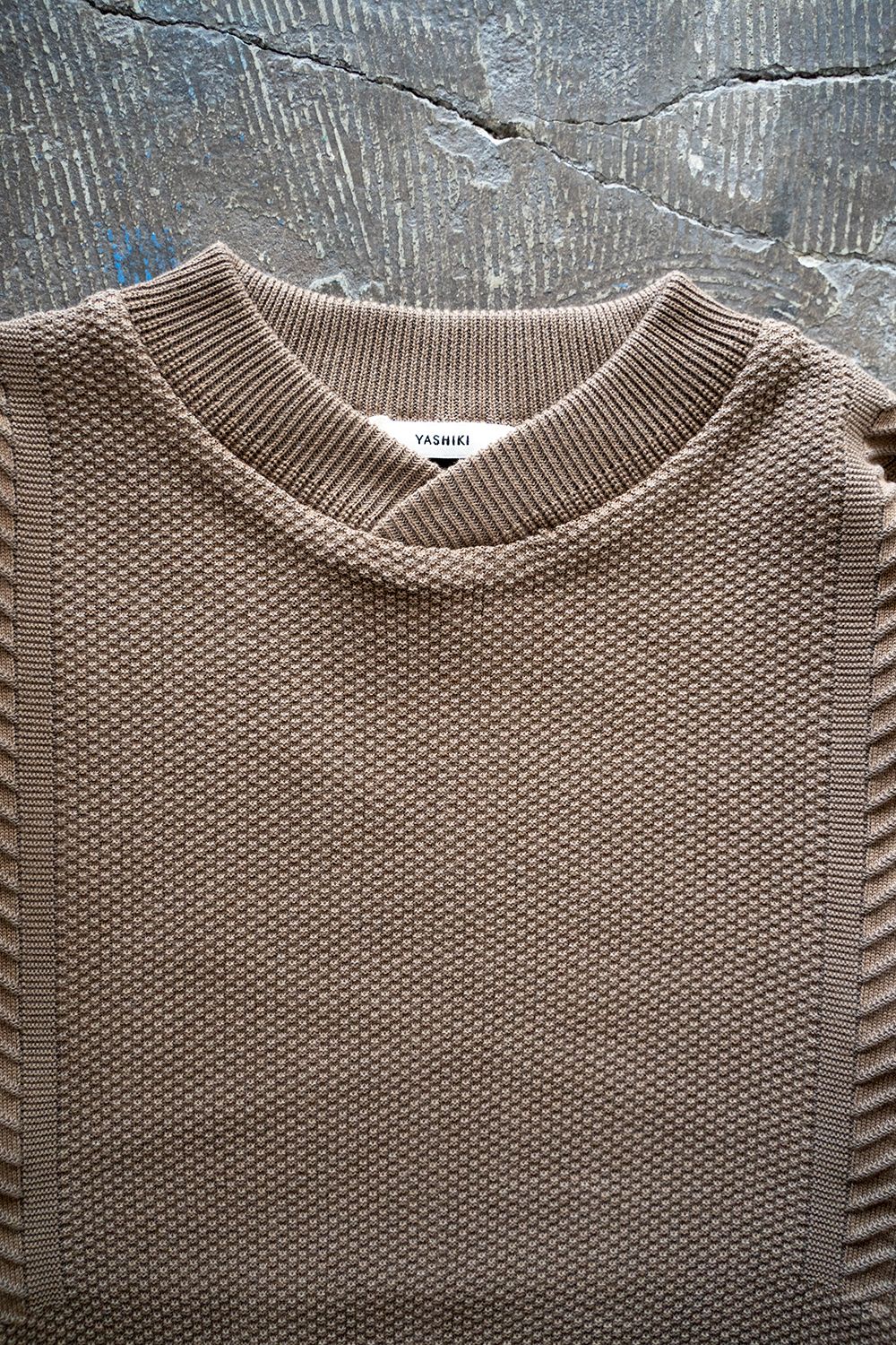 YASHIKI - 【22SS】Rekihama Knit(MOCHA) | Salty