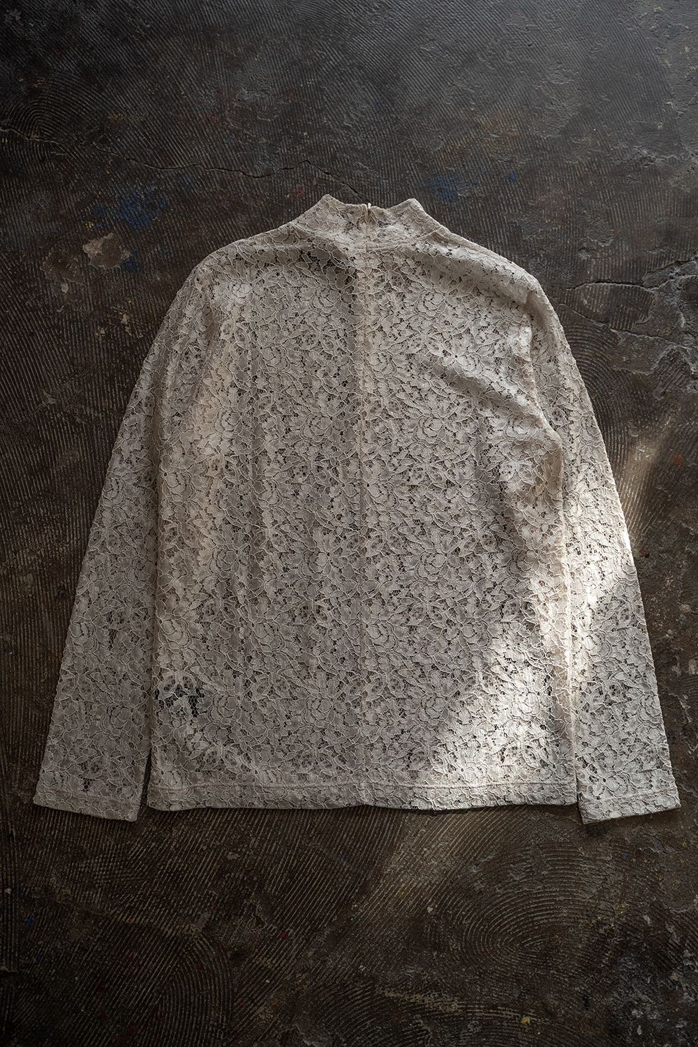 juha - 【ラスト1点】Geometric Flower Lace Pullover/ジオ