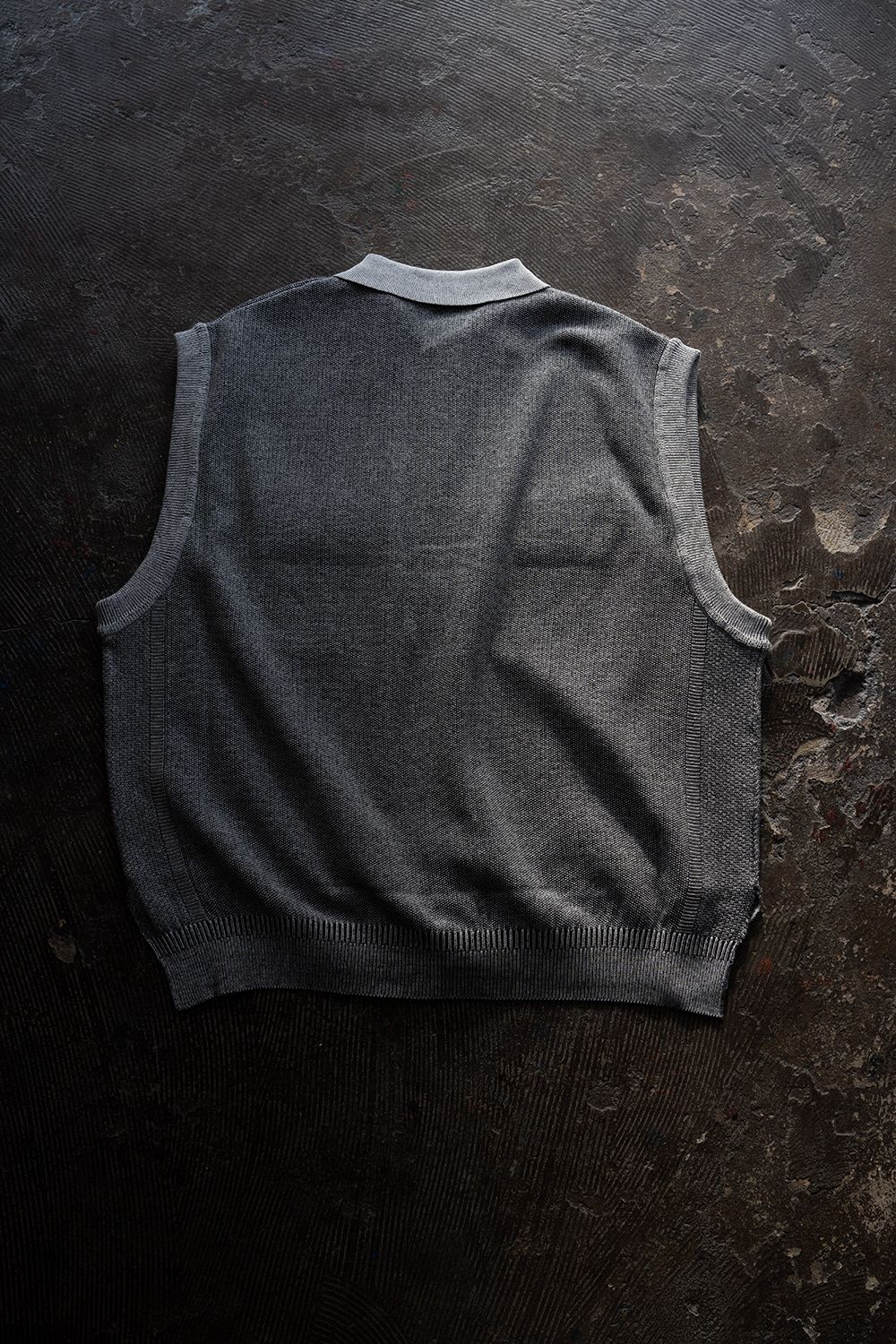 【26SS】Haoto collar Vest(MIX GRAY)