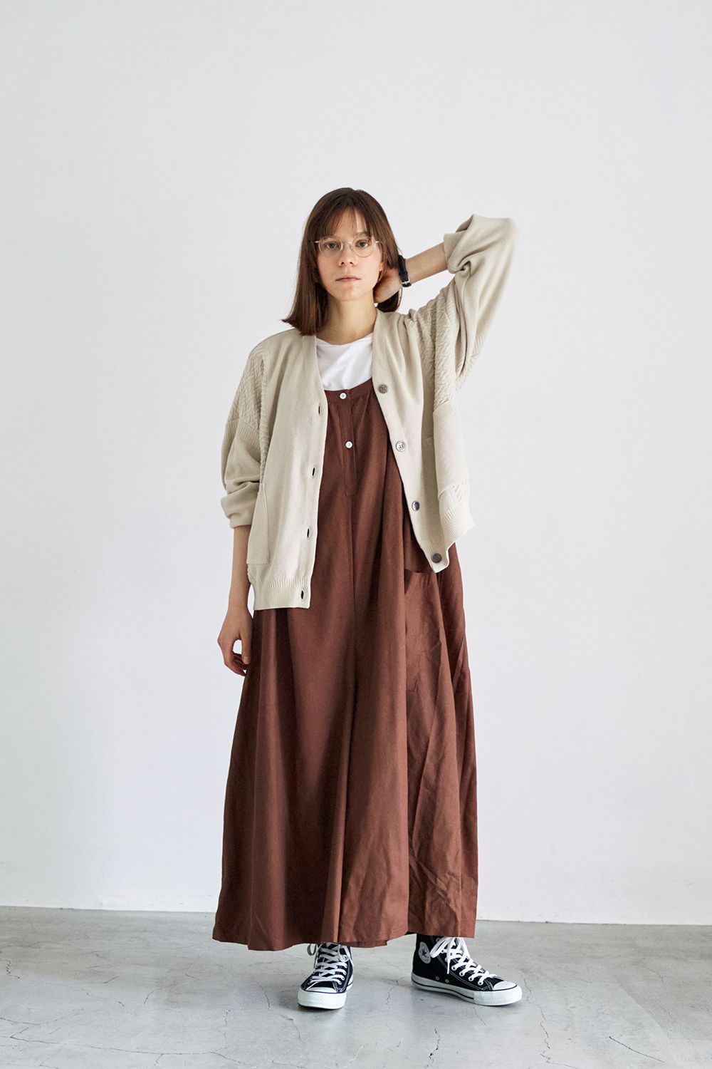 YASHIKI - 【ラスト1点】Hanaikada Cardigan(IVORY) | Salty