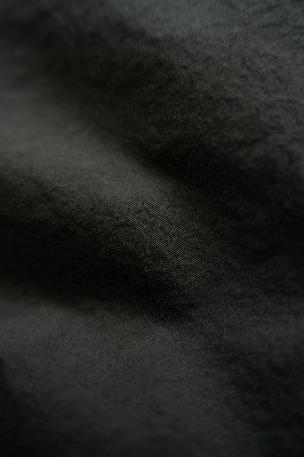 【26AW】ガーメントダイバンドカラーオーバーシャツ(INK BLACK)