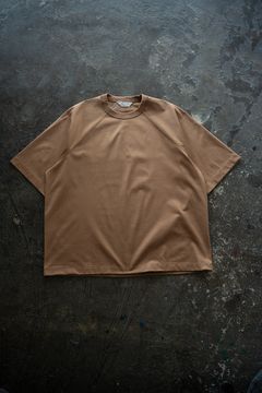 【26SS】オーバーサイズ変形スリーブTシャツ(DUSTY ORANGE)