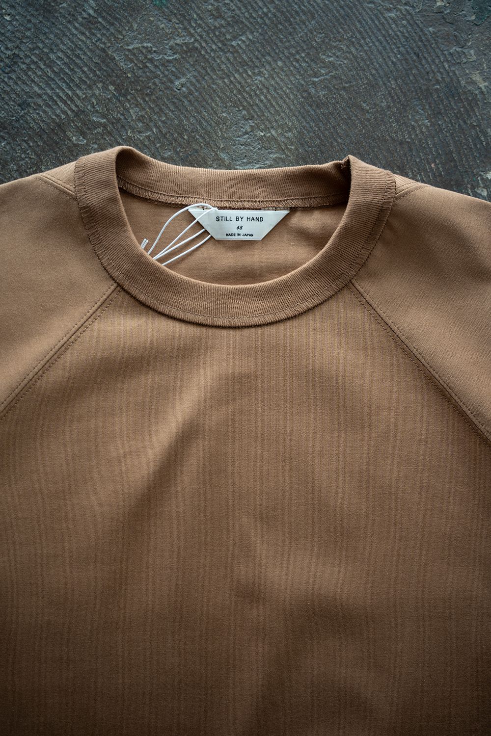 【26SS】オーバーサイズ変形スリーブTシャツ(DUSTY ORANGE)