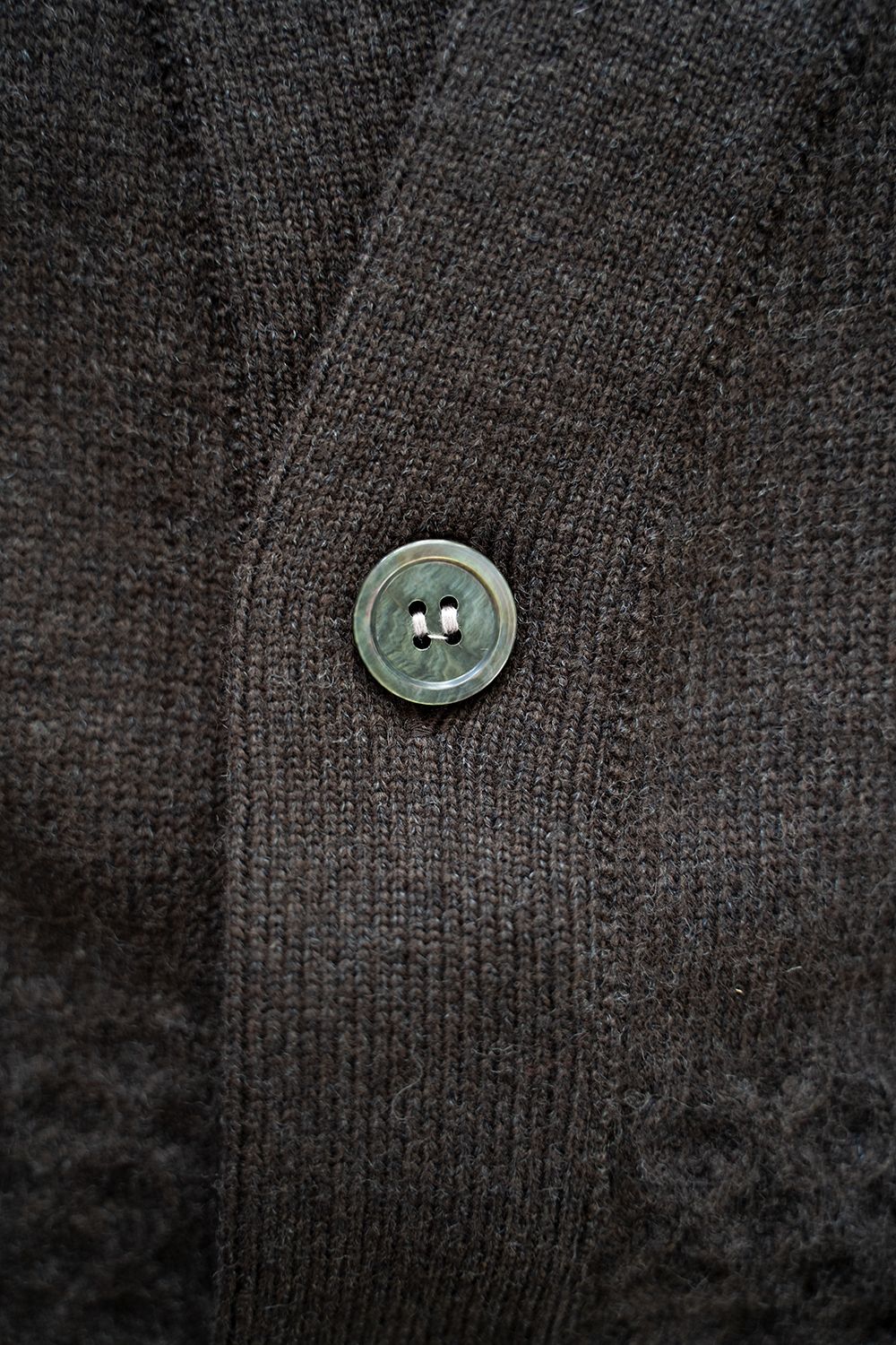 YASHIKI - 【ラスト1点】【22AW】Yukigumo Hanten Cardigan(DARK