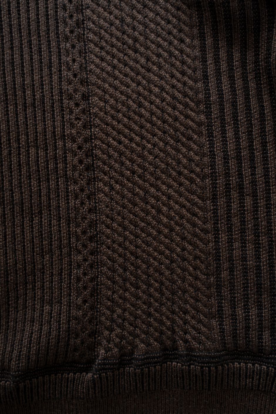 【26AW】Teriha Zip Polo(BROWN)