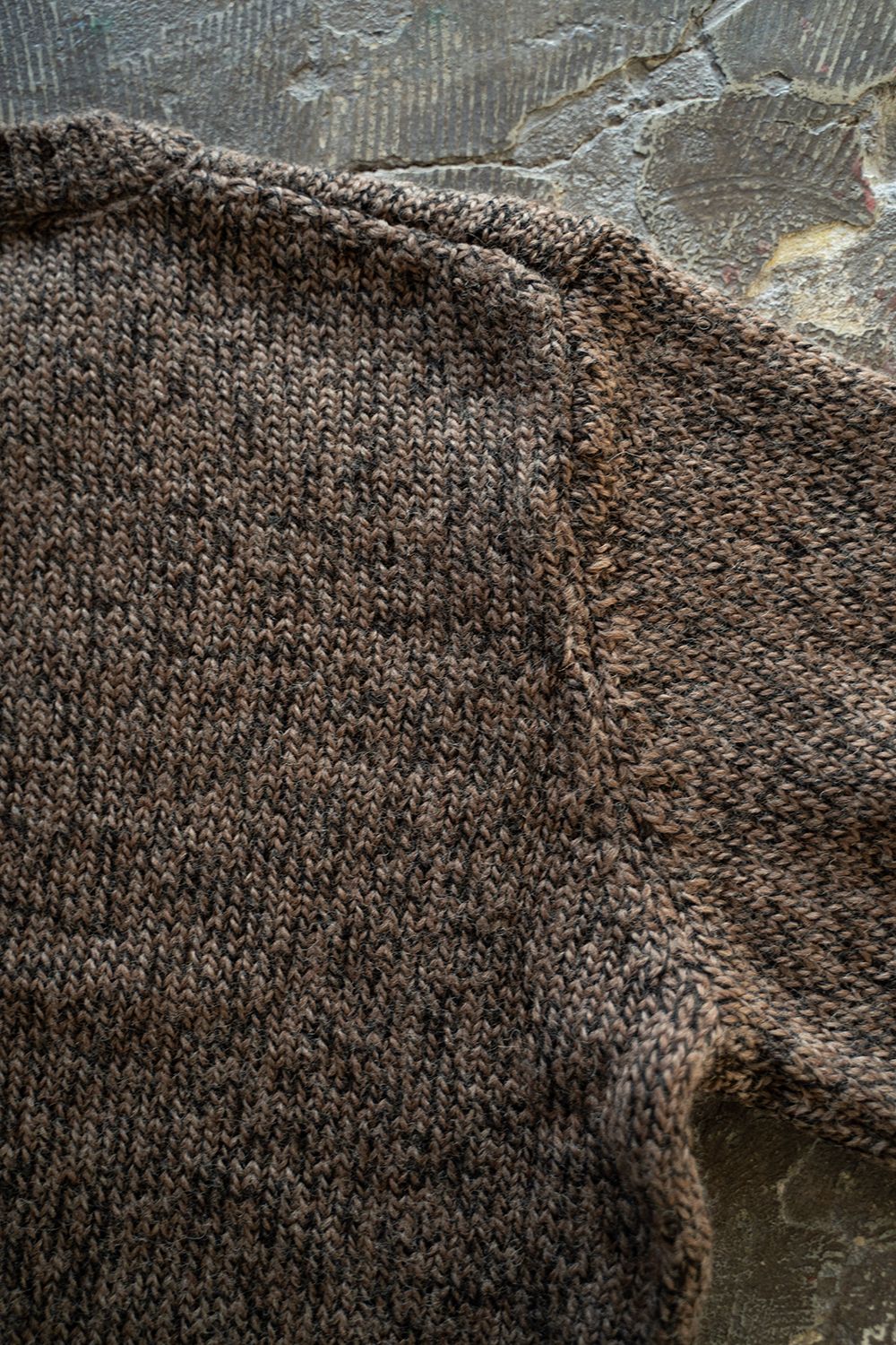 STILL BY HAND - 【ラスト1点】【23AW】3Gメランジニット(MOCHA