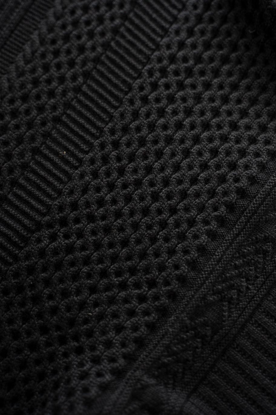 【26AW】Akiiro Drivers Knit(BLACK)