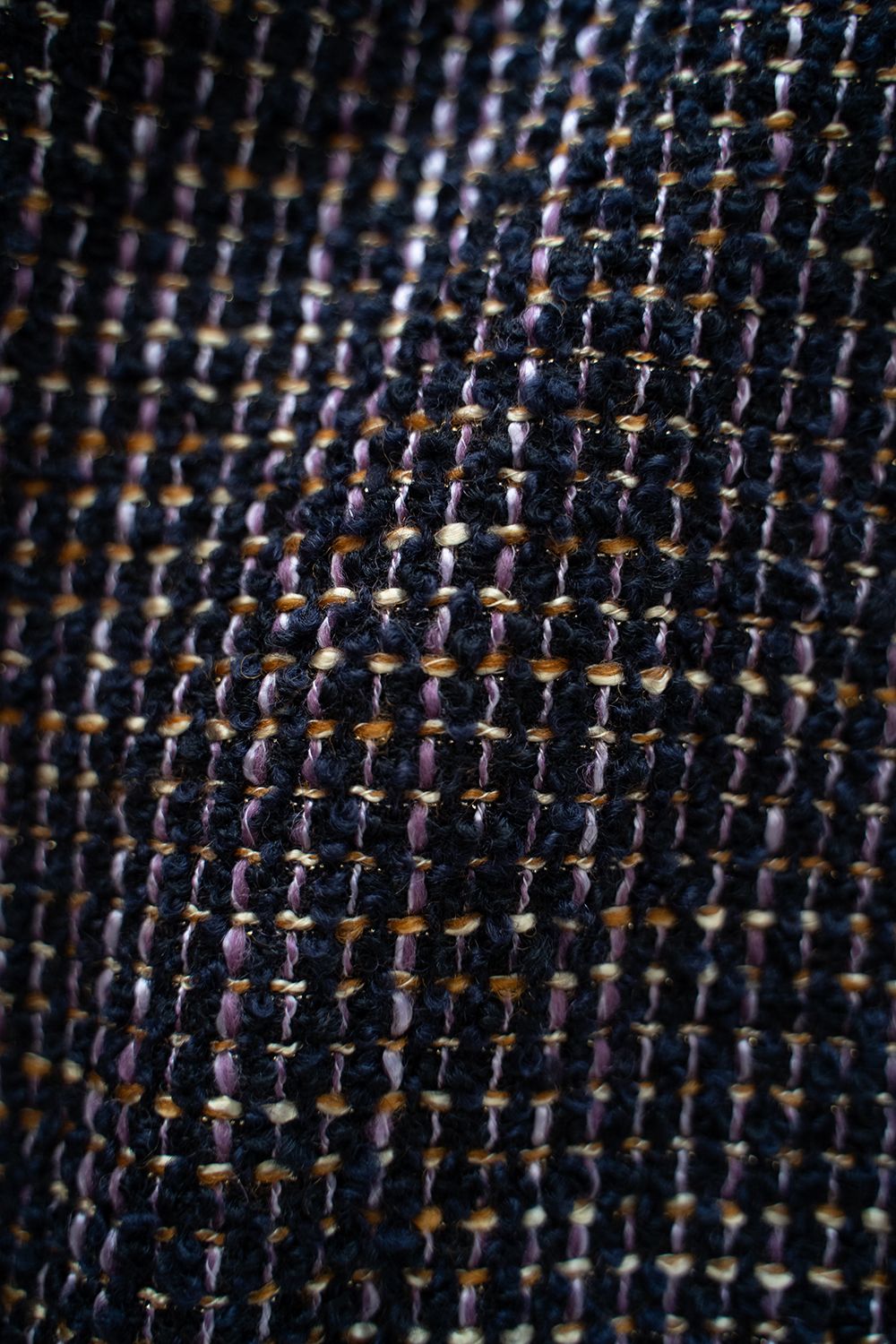 【ラスト1点】【24AW】Loop Tweed Short Jacket/ループツイードショートジャケット(PURPLE)