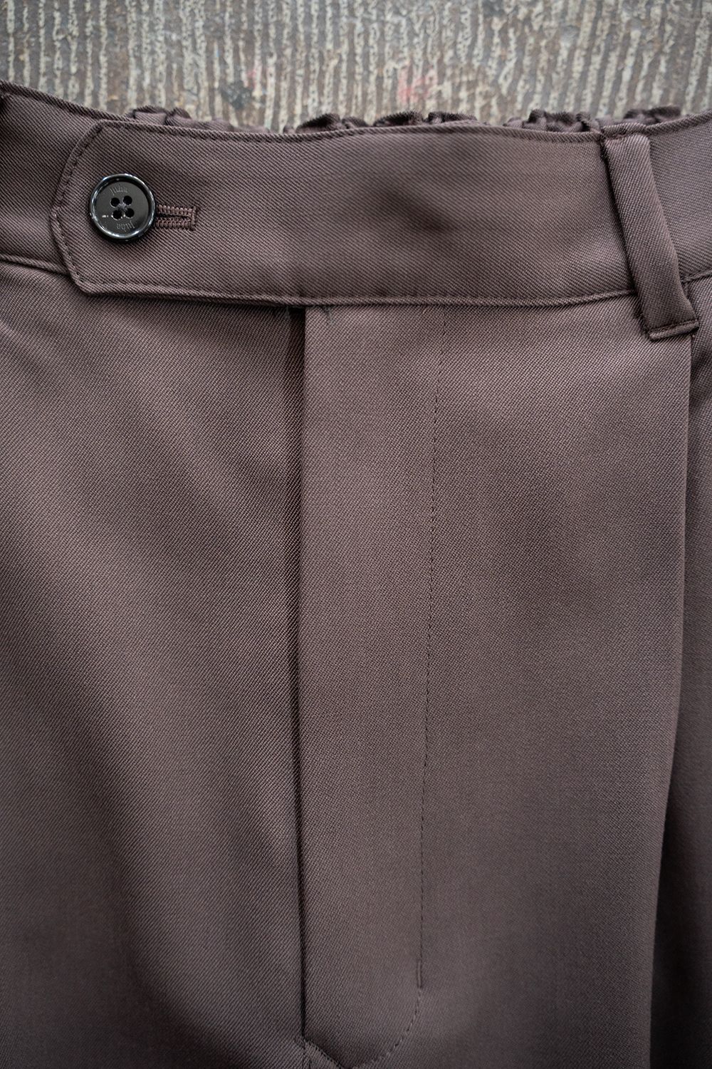 【ラスト1点】【26SS】2Tuck Wide Easy Pants/2タックワイドイージーパンツ(BROWN)